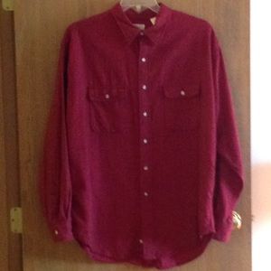 L. L. BEAN MENS REGULAR X-LARGE FANNEL SHIRT.